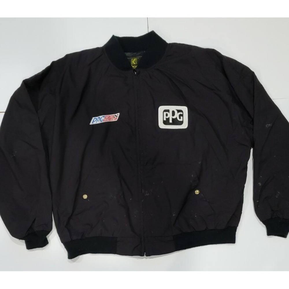 K Brand Jacket PPG‎ Indy car World Series Racing Jacket XXL USA Vintage Rare